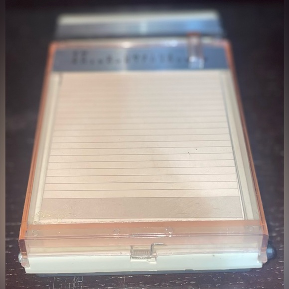 Vintage mid century modern phone number/address & list/memo organizer NOS - Picture 4 of 10